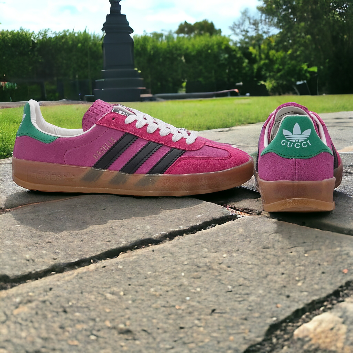 Adidas Gazelle Gucci Pink